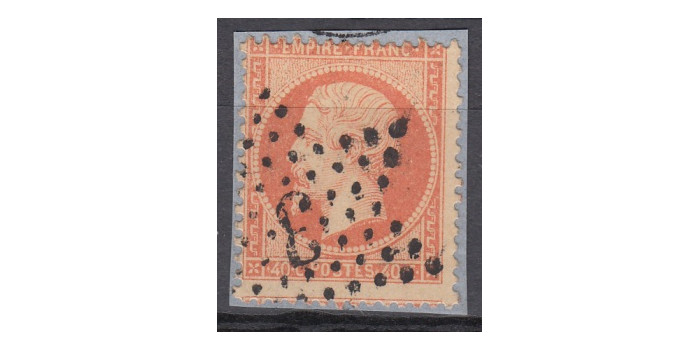 FRANCIA - AÑO 1862 - Nº 0023 u. MATASELLO ESTRELLA