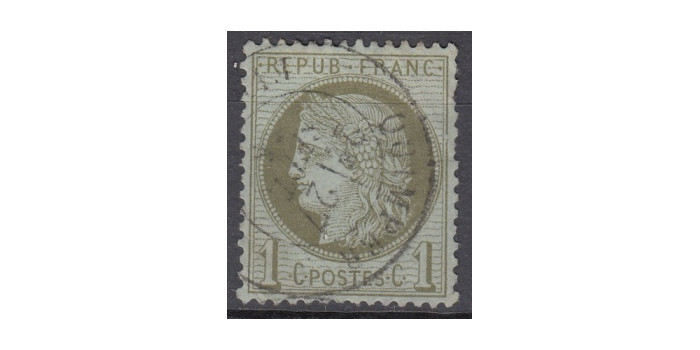 FRANCIA - AÑO 1871 - Nº 0050 u. MUY BONITO