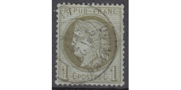 FRANCIA - AÑO 1871 - Nº 0050 u. MUY BONITO