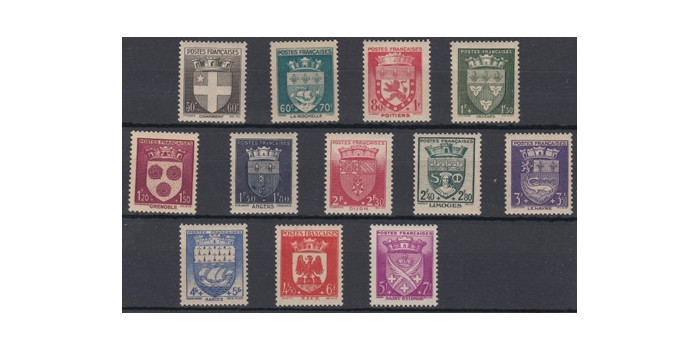 FRANCIA - AÑO 1942 - Nº 0553/64 **