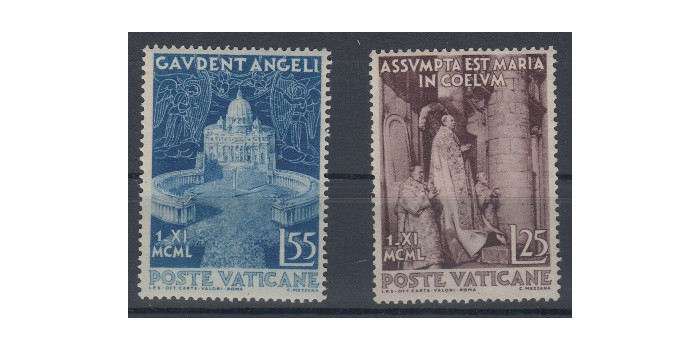VATICANO - AÑO 1951 - Nº0161/62 *