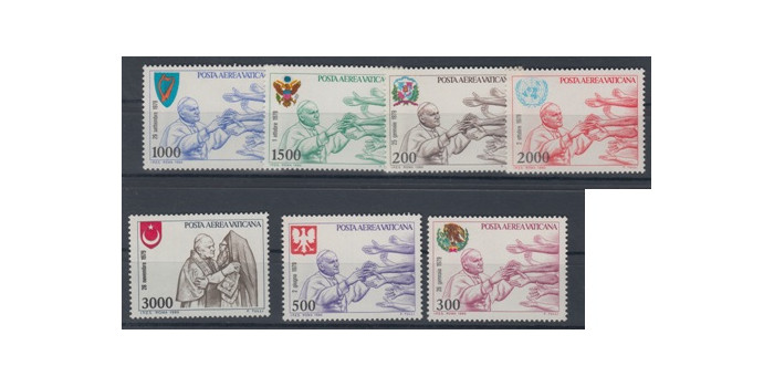VATICANO - AÑO 1980 - Nº A 66/72 **