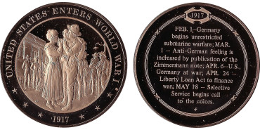 MLL123 - USA 1917 Medal -Participation in WW1