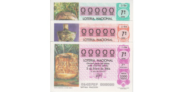 AÑO 1984 COMPLETO 50 SORTEOS NUMERACIÓN 00000