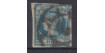 Edifil 0055 - 1 R.. 1860 azul, usado