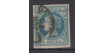 Edifil 0055 - 1 R.. 1860 azul, usado muy bonito