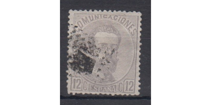 Edifil 0122 - 12 centimos 1872, used
