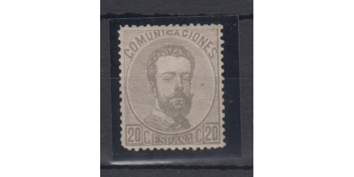 Edifil 0123 - 20 Centimos 1872 grey, new