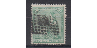 Edifil 0133 - 10 centimos 1873, usado