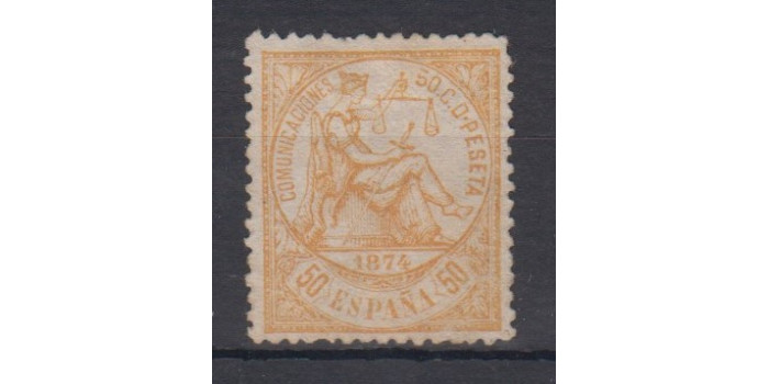 Edifil 0149 - 50 centimos 1874, nuevo sin goma