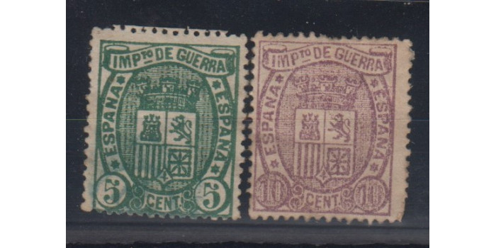 Edifil 0154/155 NUEVOS CON CHARNELA