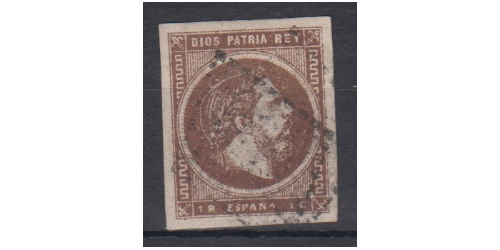 Edifil 0161 - 1 real 1875 chestnut, used