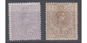Edifil 0289/90 - 1920, NEW WITHOUT BINDINGS