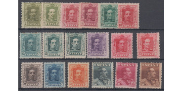 Edifil 0310/23 - 1922, NEW WITH CHARNEL 18 values