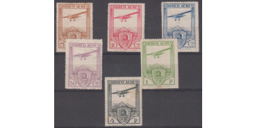 Edifil 0483/488 - 1930, NEW WITH STICKER , RAILWAYS AIRWAYS