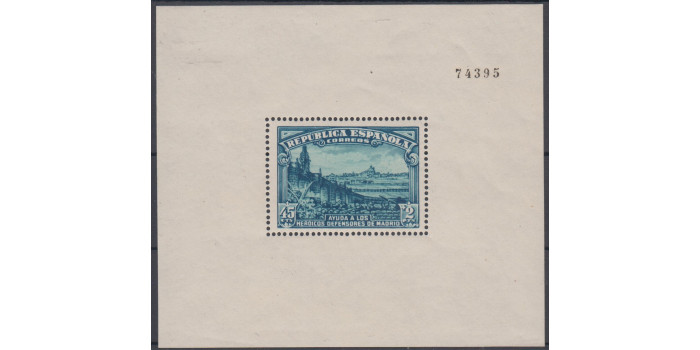 Edifil 0758 - 1938, NUEVO SIN CHARNELA