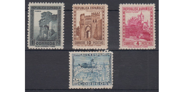 Edifil 0770/72 - 1938, NEW WITHOUT BINDINGS
