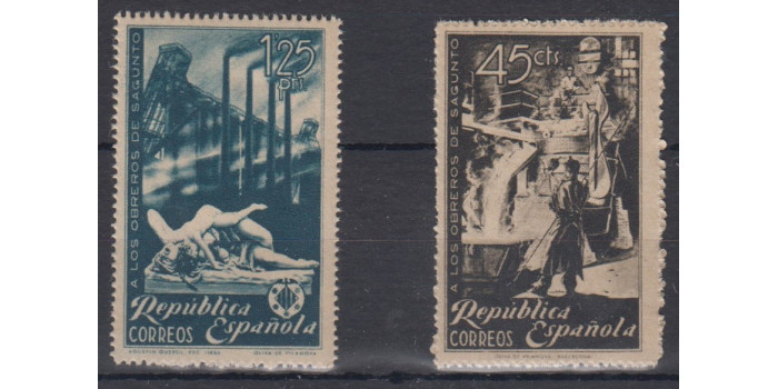Edifil 0773/774 - 1938, NEW WITHOUT BINDINGS