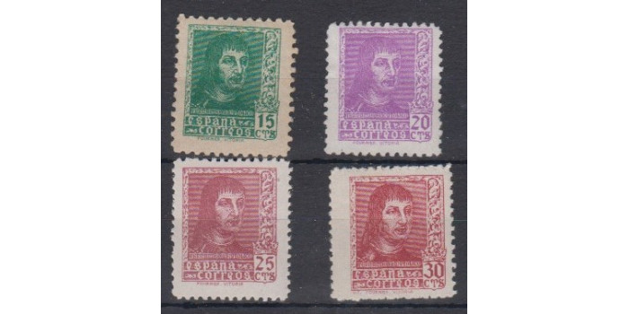 Edifil 0841/844 - 1938, NUEVO SIN CHARNELA