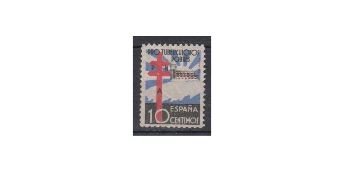 Edifil 0866 - 1938, NEW WITH VERY WELL CENTRATED BADGE