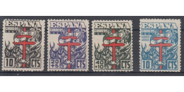 Edifil 0948/51- 1941, NUEVO CON CHARNELA