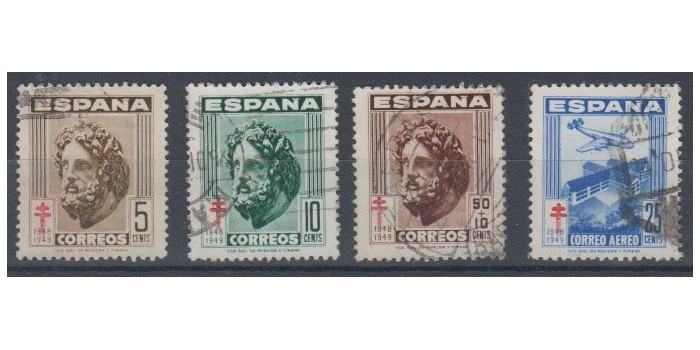 Edifil 1040/43 - 1948, USADO