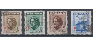 Edifil 1040/43 - 1948, USADO
