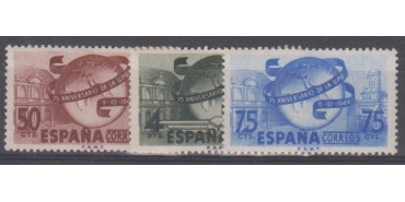 Edifil 1063/65 - 1949, NEW C0N CHARNEL