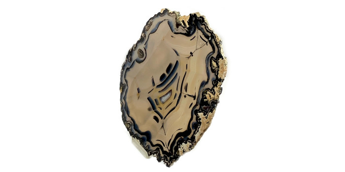 MC002.- AGATE GEODE. 23cm slab