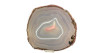 MC003.- AGATE GEODE. PLATE 21cm
