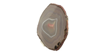 MC003.- AGATE GEODE. PLATE 21cm