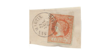 4 Quarters1860 - date stamp- San Martin - Madrid