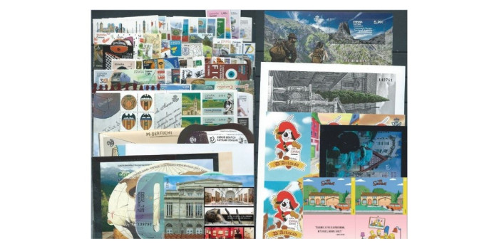 STAMPS SPAIN YEAR 2019