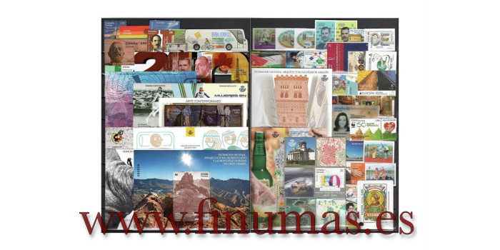 STAMPS SPAIN YEAR 2020