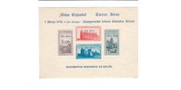 BURGOS - Nº 95 * HOJA BLOQUE sobrecarga negra