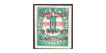 PONTEVEDRA - Nº 20 hcc* red surcharge