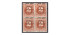 MALAGA - Nº 08 * block of 4 with displaced overloading