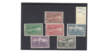 Nº0630/35  SERIE EN NUEVO CON CHARNELA