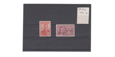 Nº0991/2  SERIE EN NUEVO CON CHARNELA