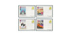 SEP. 2001 - Nº074 - PHILATELY '01 - set of 4 envelopes