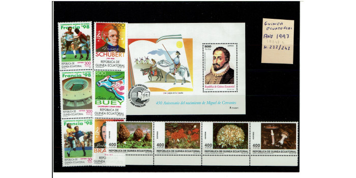 GUINEA E. AÑO 1997 COMPLETO Nº 233/243 **