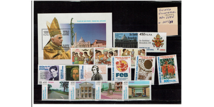 GUINEA E. FULL YEAR 2006 NO. 368/83 ** GUINEA E. FULL YEAR 2006 NO. 368/83 ** GUINEA E. FULL YEAR 2006 NO. 368/83