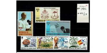 GUINEA E. AÑO 1982 COMPLETO Nº 032/38 **