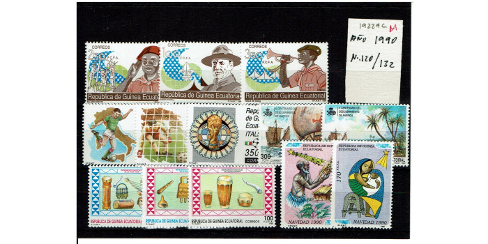 GUINEA E. AÑO 1990 COMPLETO Nº 120/32 **