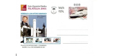 GUINEA E. Postal No. 09 YEAR 2001. Numbering 000