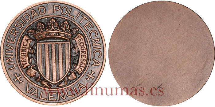 MLL022 - VALENCIA POLYTECHNIC UNIVERSITY MEDAL. Cu