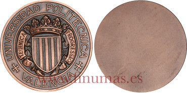 MLL022 - VALENCIA POLYTECHNIC UNIVERSITY MEDAL. Cu