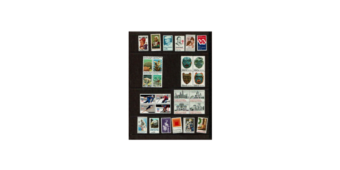 UNITED STATES - YEAR 1980 COMPLETE OFFICIAL BOOK STAMPS