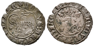 JUAN I of CASTILLA Y LEON 1379/1390 .- Blanca Agnus Dei