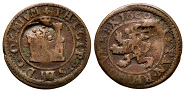 Cy03997.- FELIPE III - 2 Maravedís 1600 Segovia C. Resello - MBC